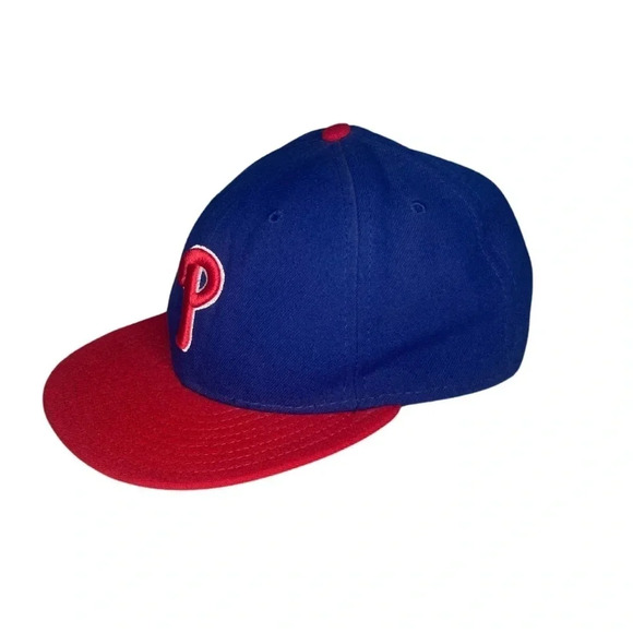 Philadelphia Phillies Snapback Baseball Hat - Blue and Red Authentic MLB - Picture 3 of 8